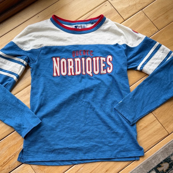 STARTER Tops - Colorado avalanche -Quebec Nordiques shirt